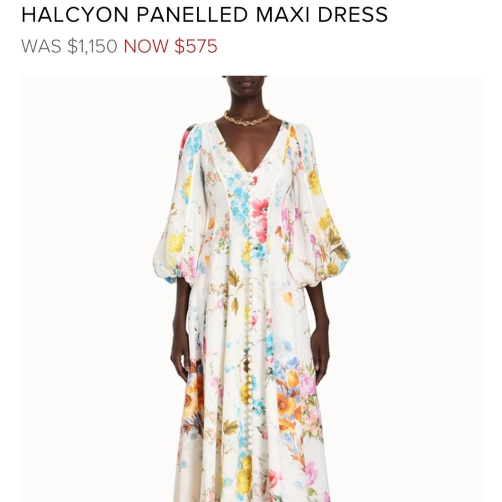 HALCYON ZIMMERMANN MAXI DRESS